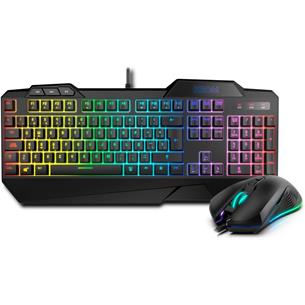 KROM TECLADO+RATON RGB KRUSHER