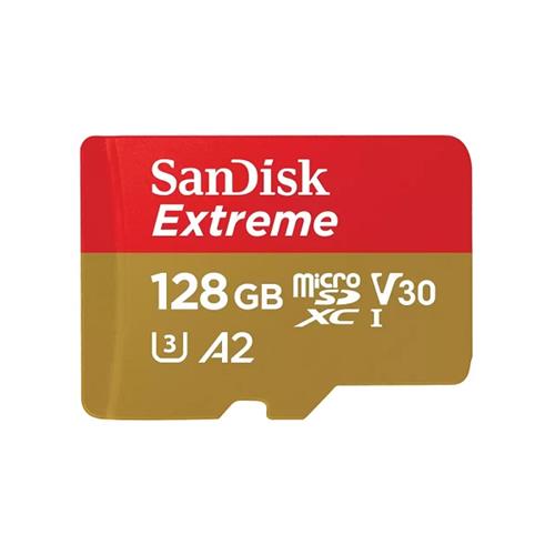 SANDISK TARJETA MEMORIA EXTREME MICRO SDXC 128GB