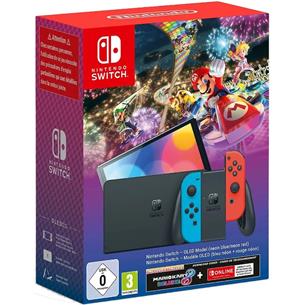 NINTENDO SWITCH OLED NEON MARIO KART 8 EDITION