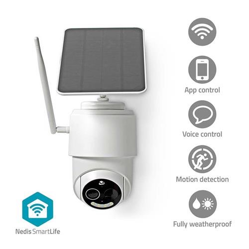 NEDIS CAMARA IP WIFI SOLAR IP65 (CPS50)